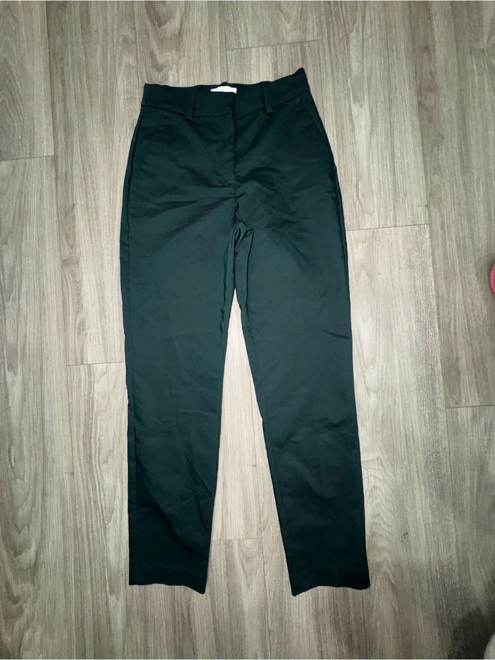 H&M Black Straight-Leg Women's Trousers